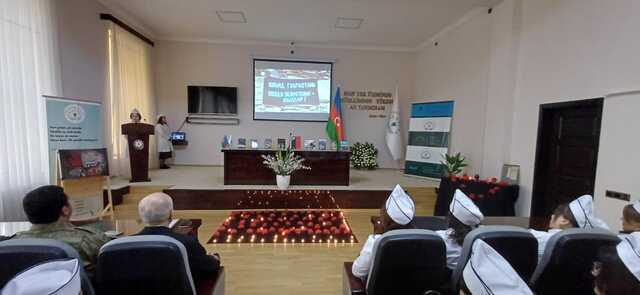 Gəncə Tibb Kollecində 20 Yanvar şəhidləri anıldı