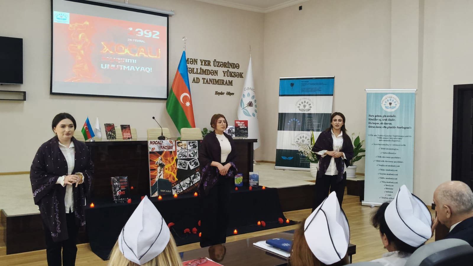 Xocalı faciəsi Gəncə Tibb Kollecində anıldı