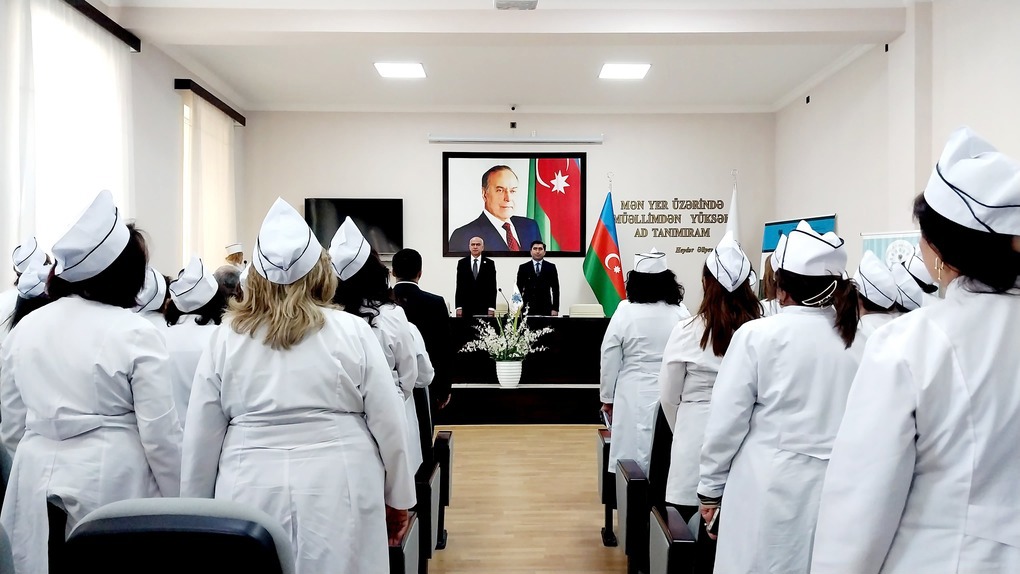  Prezidetn İlham Əliyevin YAP-ın VIII Qurultayında səsləndirdiyi proqram xarakterli çıxışı ilə bağlı Gəncə Tibb Kollecində görüş keçirildi
