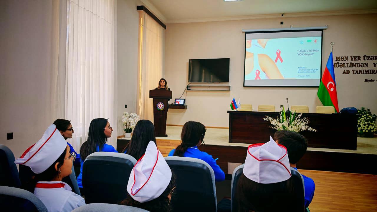 Gəncə Tibb Kollecində  “QİÇS-ə birlikdə YOX deyək” adlı konfrans  keçirilib